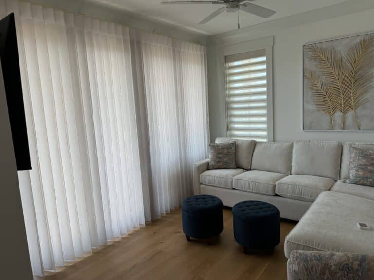 Sheer Shades Sliding Door Wilmington